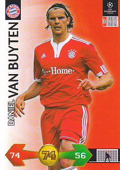 Daniel van Buyten Bayern Munchen 2009/10 Panini Super Strikes CL #114